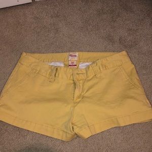 Mossimo yellow shorts